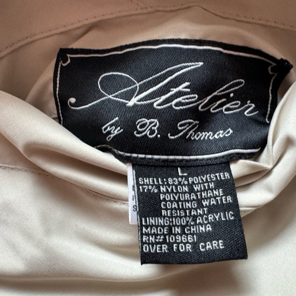 Women’s Large Faux Fur Tan Coat Reversible with Water resistant liner Atelier - Picture 2 of 9